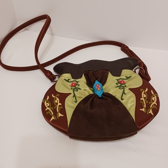 ✨️Oovoo Designs Crossing Borders Hand Embroidered Green/Brown Crossbody Bag - Picture 7 of 10